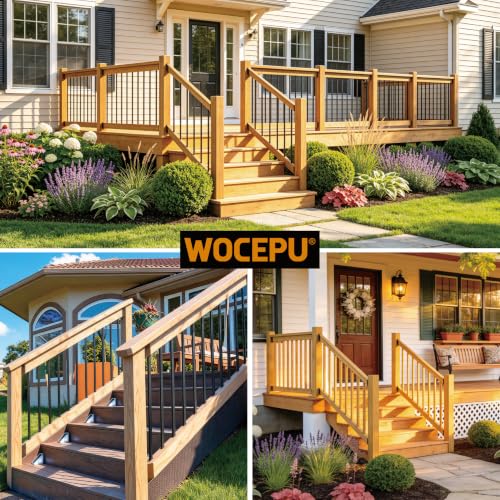 40° Stair Angle Stainless Steel Deck Railing Brackets Connectors for 2"x4" (Actual 1.5"x3.5") Railing Wood Post (4 Pair) - size: Angle 40°