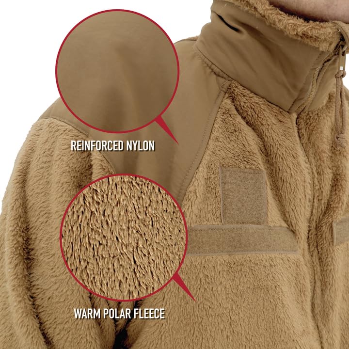 Rothco Gen III Level 3 ECWCS Fleece Jacket - color: Black, size: X-Small