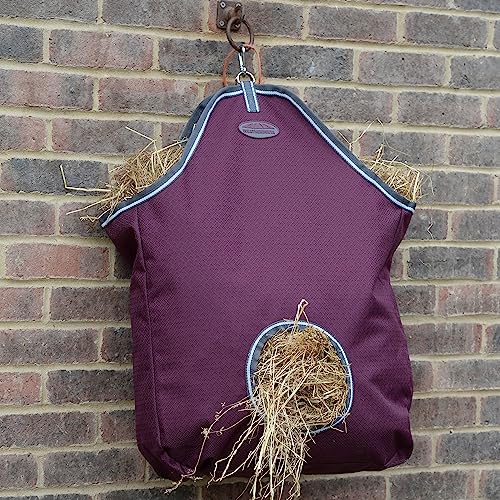 WeatherBeeta Hay Bag, Maroon/Grey/White - color: Maroon/Grey/White