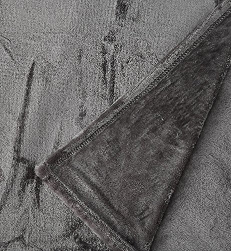 Elegant Comfort Micro-Fleece Ultra Plush Luxury Solid Blanket, Twin/Twin XL, Gray - color: Gray, size: Twin/TwinXL