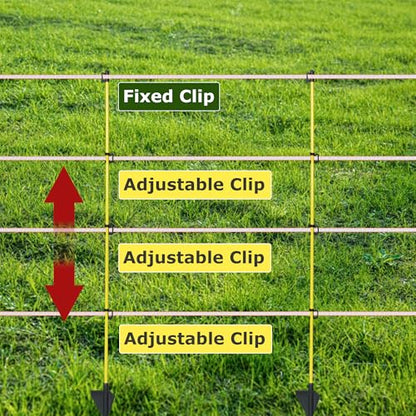 45 inch Fiberglass Electric Fence Posts,Electric Fence Stakes,Yellow 20 pcs - color: 45 INCH, size: 20 pcs