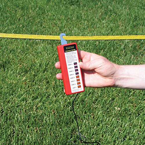 Zareba 8-Light Voltage Tester - Test Low Impedence and Standard Fence Chargers - Test between 600 and 7,000 Volts - RSVT8