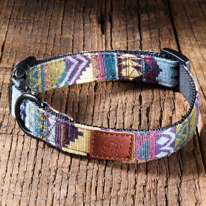 Embark Dog Collar - Adjustable Heavy Duty Outdoor Pet Training Collar - color: Azure, size: Medium