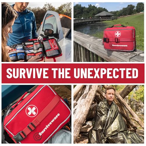 Surviveware Comprehensive Premium Survival First Aid Kit - style: Large