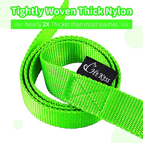 HIKISS Long Dog Leash Obedience Recall Training Agility Lead with Thickening Material for Large Dog - 15ft 20ft 30ft 50ft 100ft Training Leash(Green 15ft) - color: T5:Large Dog Thicken green, size: 15 Feet