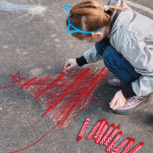 Tudomro 24 Pcs Lumber Crayons Bulk Wax Tire Marker Wood Metal Glass Red - color: Red