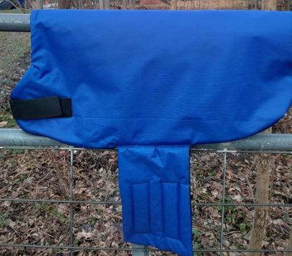 Calf Coat - Winter Blanket Goats Dogs Foal Donkey Lg 28-30" Topline Blue