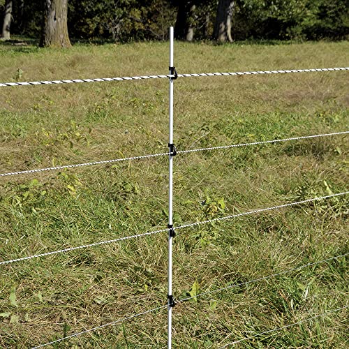 Premier 1 SnapOn Harp Clip Electric Fence Insulator (Pack of 25) | Harp design holds conductor without working free. Fits 3/8" posts & FiberRods. Holds polyrope, twine & tape. UV-treated. - style: 25 Pack