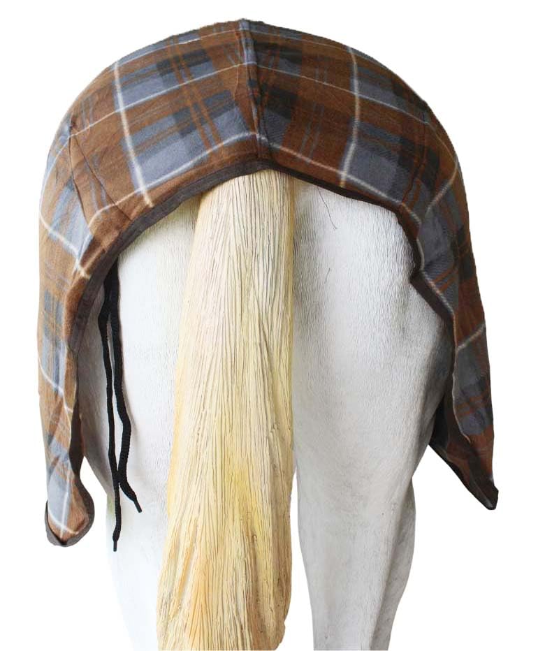 Challenger Horse Polar Fleece Cooler Exercise Blanket Wicks Moisture Winter Liner 43EE12 - color: Rust Plaid, size: 80 inches