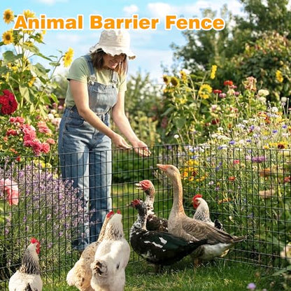 Black PVC Coated Welded Wire Fencing, 60in High x 100ft Long, 2 inch x 3 inch 16GA 2/3/4/5/6 Ft Tall Welded Wire Fence Rolls, Black Metal Garden Fence Wire Roll Garden Fencing for Yard - color: Black, size: 2"x3" 16GA 60" x 100'
