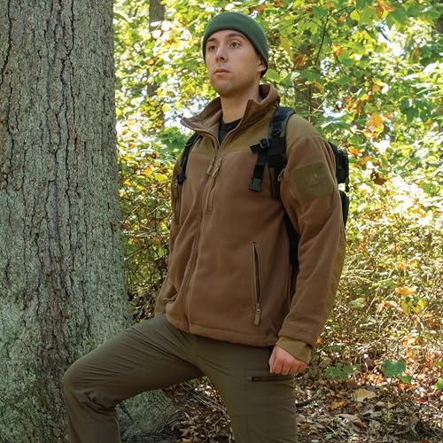 Rothco Spec Ops Tactical Fleece Jacket - color: Black, size: Large