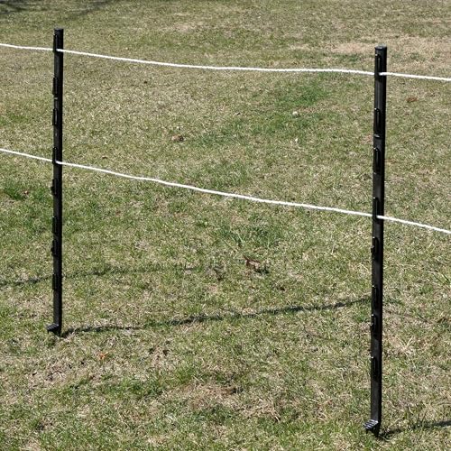Zareba Step-In Electric Fence Posts, 4 ft, 50 Pack, Black - style: 50 Black Posts