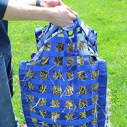 Derby Originals Natural Grazer Patented Four Sided Slow Feed Horse Hay Bag with One Year Warranty - color: Hunter Green