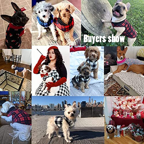 Dog Sweater, Soft Fleece Vest with Leash Ring Pullover Jacket Winter Pet Dog Clothes for Puppy Small Dogs Cat Teddy Chihuahua Yorkshire for Christmas (M, Black White) | Winter Jacket,Pet Clothing,Dog Clothes,Puppy,For Small Dogs Cats,Teddy,Cat Apparel,Dog