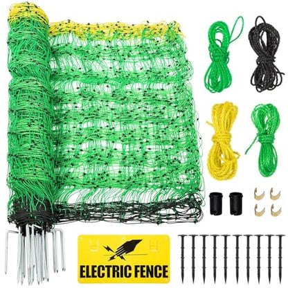 Rintea Electric Fence Netting, 42.6 in H x 164 ft L, Livestock Fence
