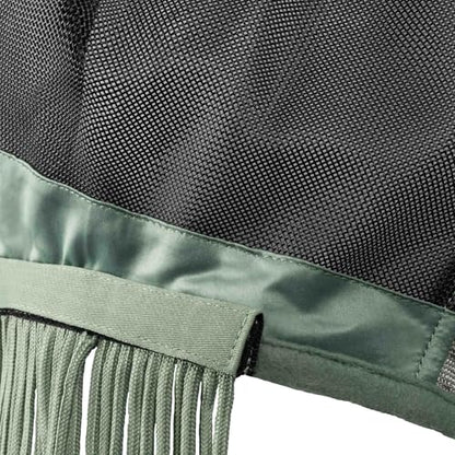 HORZE Fly Mask with Detachable Nose Fringe - Sea Spray - S - color: Sea Spray, size: S