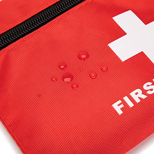 Red First Aid Bag Empty First Aid Kit Empty Waterproof First Aid Pouch Small Mini for First Aid Kits Pack Emergency Hiking Backpacking Camping Travel Car Cycling (Red, 7.9x5.5 6 Pack) - color: Red, size: 7.9x5.9 Inch (Pack of 6)