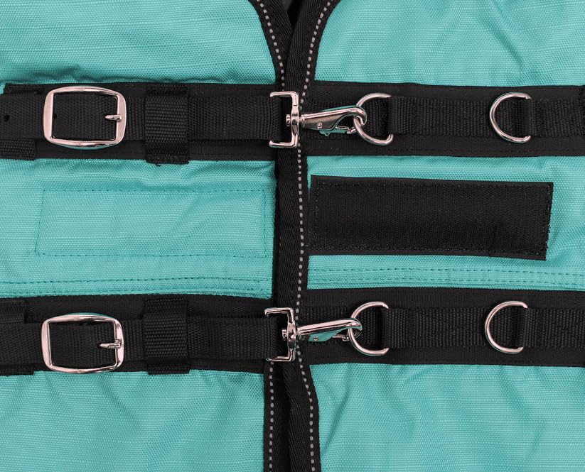 Derby Originals Nordic-Tough 1200D Heavyweight Mini Horse & Pony Turnout Blanket – Waterproof, Breathable, 300g Insulation, Triple-Layer Design with 210T Lining, Reflective Safety, 2-Year Warranty