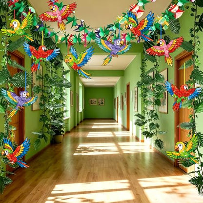 AmazingSpark 30 Pcs Hummingbird VBS Crafts Birds Suncatchers Tissue Paper | Stained Glass Effect for Tropical Decor Hummingbird Design Summer Activities, Bulk Art Project Kit - style: Hummingbird
