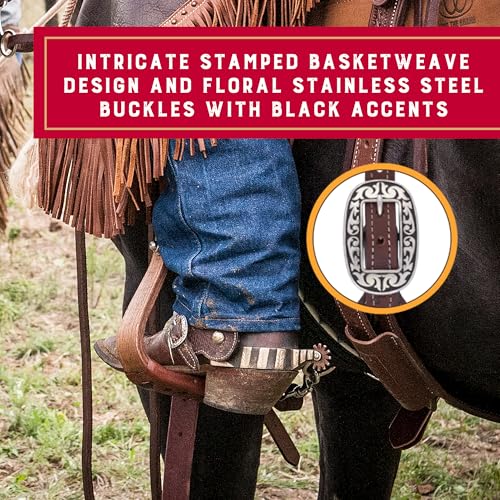 Weaver Leather Basin Cowboy Collection - style: Cowboy Spur Straps