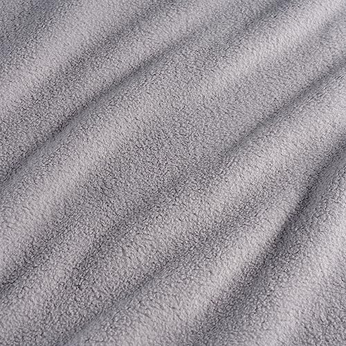 Berkshire Blanket Microfleece King Size Bed Blanket Chateau Gray,Lightweight Soft Breathable Plush Micro Fleece Blanket for Bed Couch Sofa,90x108 Inches - color: Chateau Gray, size: King/Cal King