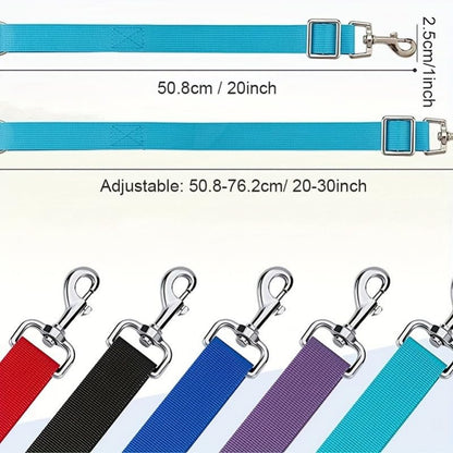 1 Pack Adjustable Nylon Horse Bucket Hanger Strap, Hay Net Water Feed Holder, Heavy Duty Barn Stall Hanging Strap