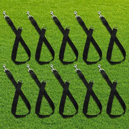 STARVAST 10 PCS Horse Bucket Straps, Sturdy Nylon Bucket Straps Adjustable Horse Trailer Ties for Water Bucket Horse, Hay Nets, Water Buckets, Horse Outdoor Feeders