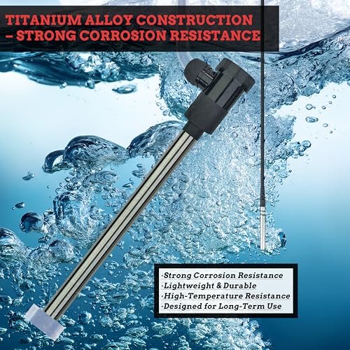 Immersion Water Heater 3500W 240V Portable Bathtub & Pool Submersible Electric Water Heater with Leakage Protection & Thermosta for Hot Tub, Above-Ground Pool, Baptistry & Inflatable Pool