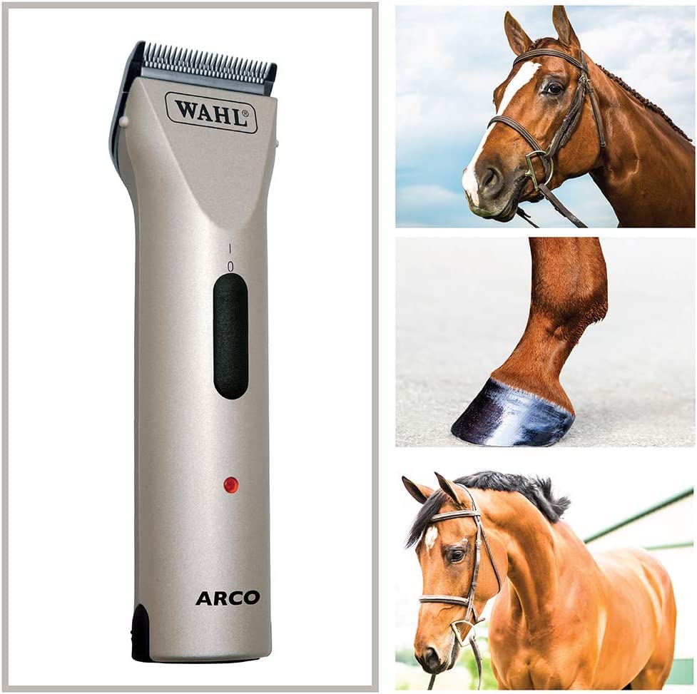 Wahl Professional Animal Arco Equine Horse Cordless Clipper Kit, Champagne (8786-800)