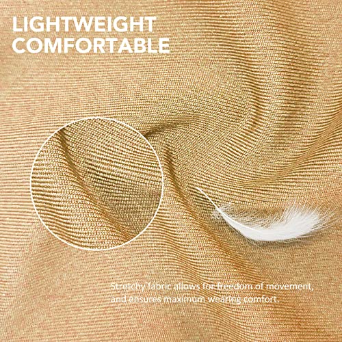 Harrison Howard Super Comfort Stretchy Fly Mask Large Eye Space with UV Protection Soft on Skin with Breathability Champagne Gold M Cob - color: Champagne Gold, size: Cob (Medium)