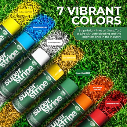 Fox Valley Athletic Field Striping Paint 18 oz Pack of 6, Yellow - color: Athletic Yellow