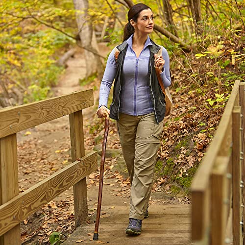 Brazos Wooden Walking Canes for Men and Women, Stable Walking Sticks for Seniors, Made in The USA - size: 37 Inch, style: Knob Root Hardwood 2