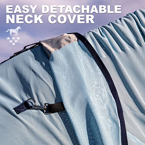 Professional's Choice Theramic Fly Neck Cover | Increase Blood Circulation | Reduce Inflammation | Ease Pain | Fight Flies