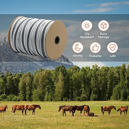 Reflective Electric Fence Poly Tape 2 Inch 656 Feet