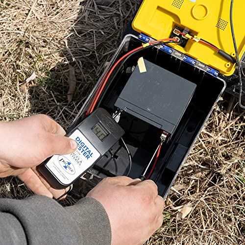 Premier 1 Dual Electric Fence & 12V Battery Digital Voltage Tester