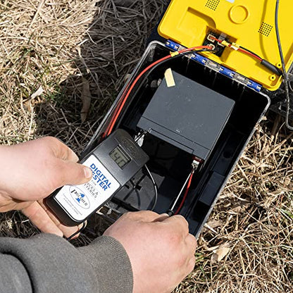 Premier 1 Dual Electric Fence & 12V Battery Digital Voltage Tester
