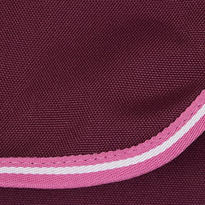 HORZE Ella Equestrian Horse Show Stall Guard with 3 Pockets | 73" x 54" - Anemone Dark Pink - One Size