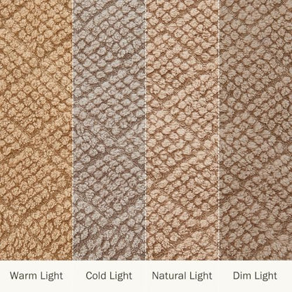 EMME Fleece Blanket, 3D Jacquard Throw Blanket for Couch and Bed, Soft Cozy and Fluffy Blankets Lightweight Luxury Flannel with Waffle Design (Beige, 80" x 90") - color: 02-waffle-beige, size: Queen