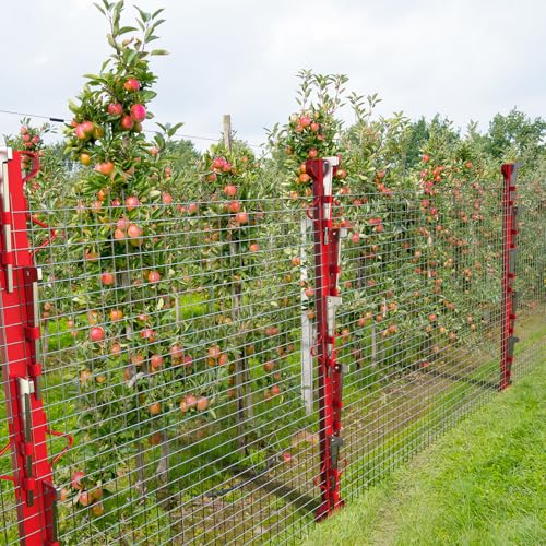 SDSNTE 4.4 Ft Woven Wire Fence Stretcher Bar with 5 Wedges | Easy & Secure Fence Installation, Perfect for DIY & Professional Use, Wire Fence Stretcher Tool