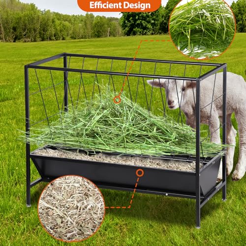 Pasture Hay Feeder 45 Gallon for Farms