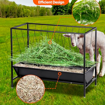 Pasture Hay Feeder 45 Gallon for Farms