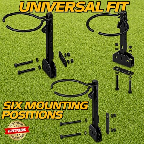 Retractable 6-Way Clamp-On Universal Mount 5 Gallon Bucket Holder