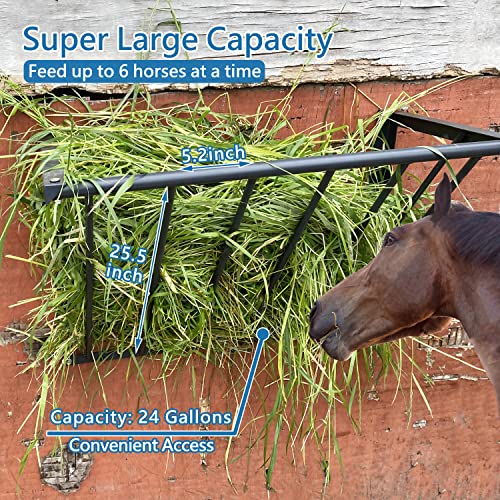 31.5'' Horse Hay Feeder 24 Gallon - size: 31.5INCH