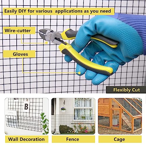 Black PVC Coated 1/2" Hardware Cloth 36"x100' 19G Chicken Wire Fencing - size: 1/2 inch 36'' x 100'