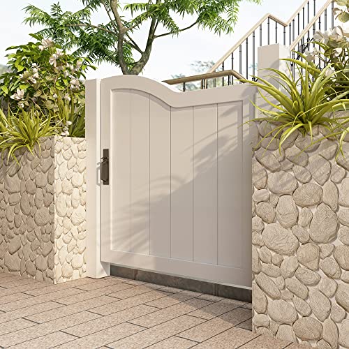 Sdstone Heavy Duty Gate Latch for Wooden Fence，Two Sided Gate Latch for Outdoor Fence， Door Latch Gate Hardware for Wooden Gates, Pool Gate, Backyard, Garden（Black） - style: GL-2