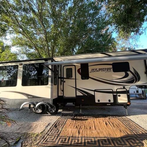 NEW Breathable RV Window, Tinted with Net Screen and Trim Ring - size: 33.5x10.5in