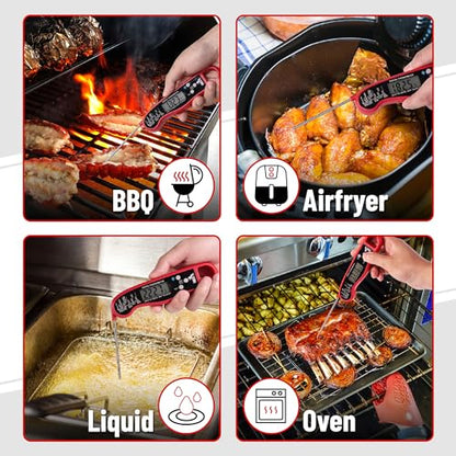 UNCO Meat Thermometer - Digital Instant Read, Waterproof for Cooking & Baking