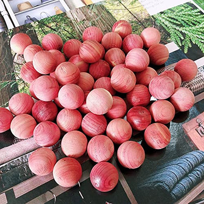 Cedar Space Cedar Blocks for Clothes Storage, 60 PCS Cedar Chips and Balls - size: 60 Count (Pack of 1)