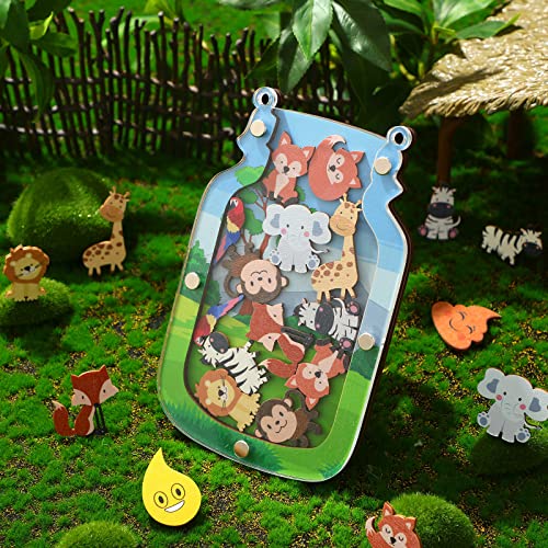 Qunclay Jungle Style Reward Jar Pot Training Reward Jar Incentive Good Behavior Responsibility Chart for Gift