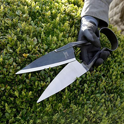 BERGER Sheep & Hedge Shears – Versatile 12.2" Garden Clippers with Self-Sharpening Straight Blades, Round Spring Design, 5.5" Cutting Length, Ambidextrous Use – 2711